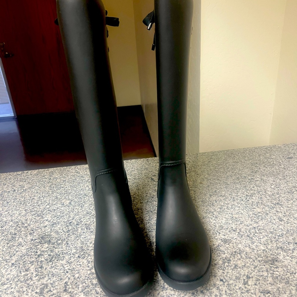 coach tristee rain boots size 7